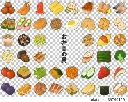 The ingredients of lunch box 89760129