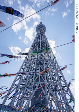 東京スカイツリーと鯉のぼり<2022年5月> 東京スカイツリーと鯉のぼり<2022年5月> 89761163