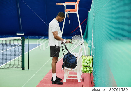 Tennis Player Before Practice Tennis Player Before Practice 89761589
