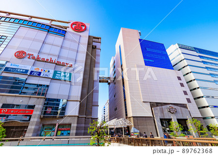 東京　立川市　立川駅北口の都市風景　立川高島屋 89762368