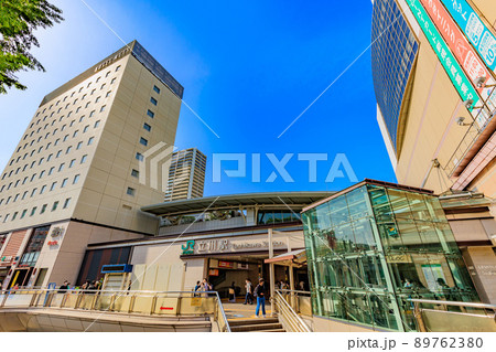 東京　立川市　立川駅南口の都市風景　ホテルメッツとグランデュオ立川 89762380