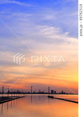 【千葉県】江川海岸の夕景 89762519