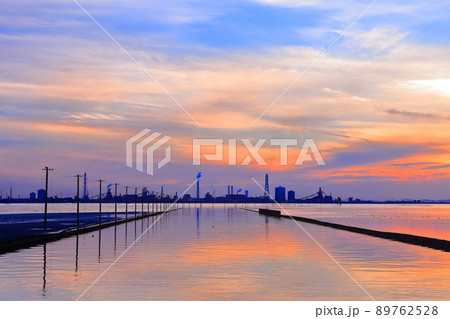 【千葉県】江川海岸の夕景 89762528