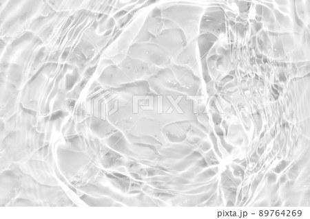 水 ジェル 波 白 テクスチャ 背景 89764269