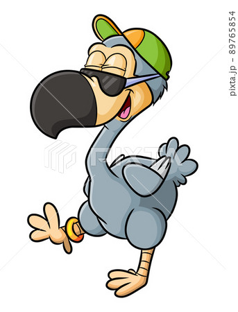 The cool dodo bird is wearing sunglasses and chill 89765854