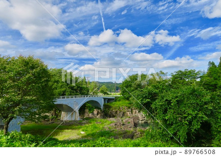 厳美渓 竹筋橋 厳美渓 竹筋橋 89766508
