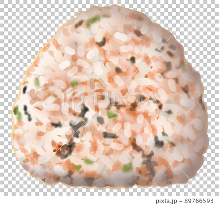 鮭の混ぜご飯のおにぎり 89766593