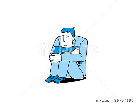 悩む男性 89767190