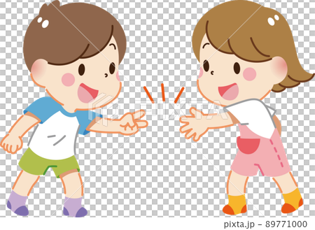 Children playing rock-paper-scissors 89771000