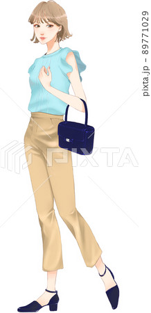 洗練されたおしゃれな女性 89771029