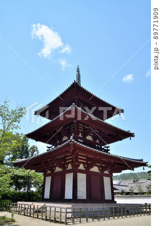 法輪寺(三重塔)　【奈良県生駒郡斑鳩町】 89771909
