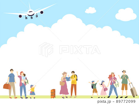旅行を楽しむ人達 89772099