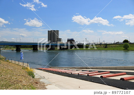 明治橋(盛岡市)、新山河岸 明治橋(盛岡市)、新山河岸 89772107