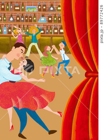 お洒落なカフェバーでダンスしよう お洒落なカフェバーでダンスしよう 89772426