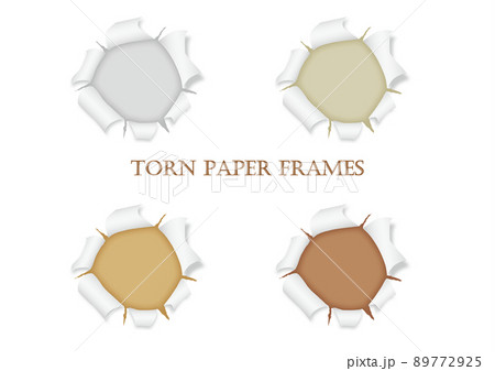 torn paper frame png