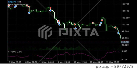 FXトレードの履歴チャート FXトレードの履歴チャート 89772978