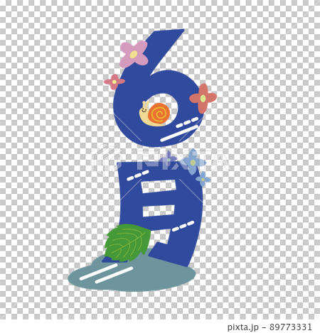 June ornamental characters snails and hydrangeas June ornamental characters snails and hydrangeas 89773331