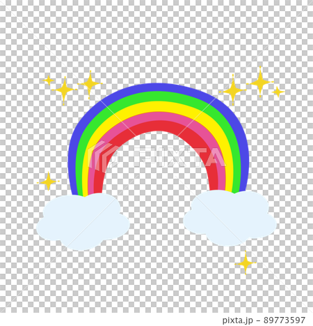 閃閃發光的彩虹 89773597