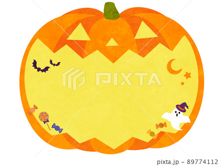 ハロウィンのカボチャのベクターイラスト背景(ハロウィーン) ハロウィンのカボチャのベクターイラスト背景(ハロウィーン) 89774112