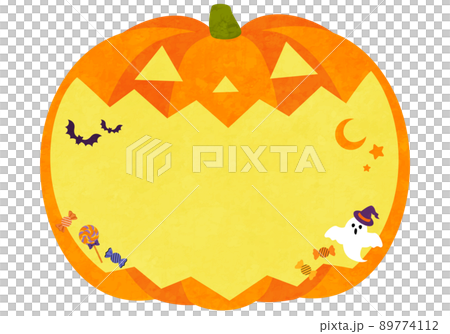 ハロウィンのカボチャのベクターイラスト背景(ハロウィーン) ハロウィンのカボチャのベクターイラスト背景(ハロウィーン) 89774112