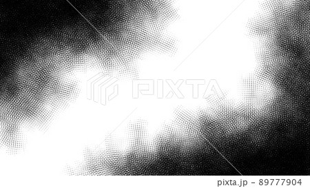 漫画　効果　モノクロ　フレーム　煙 89777904