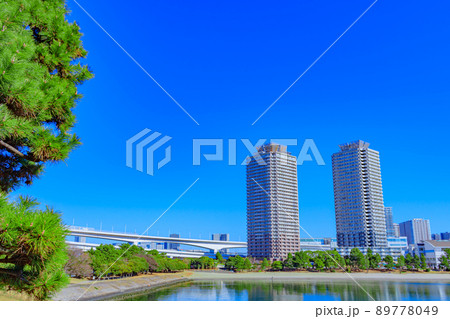 【東京の都市風景】お台場(第三台場)の都市風景 【東京の都市風景】お台場(第三台場)の都市風景 89778049