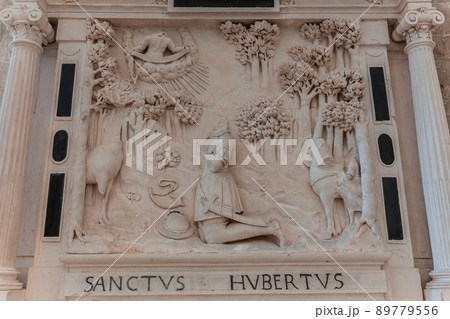 Saint Mary Magadalene abbey, Vezelay, France, interiors 89779556