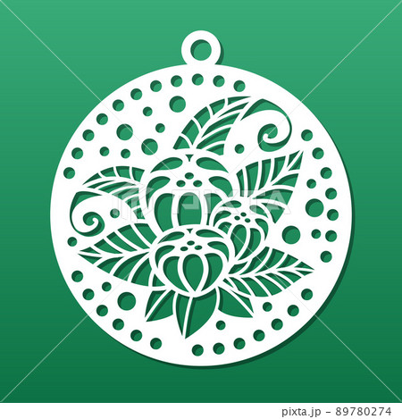 Laser cut coaster or decorative pendant. Stencil for cnc cutting. Floral art deco style, mandala design. Wall art panel, paper art, metal pendant, medallion, keychain breloque. Vector illustration Laser cut coaster or decorative pendant. Stencil for cnc cutting. Floral art deco style, mandala design. Wall art panel, paper art, metal pendant, medallion, keychain breloque. Vector illustration 89780274