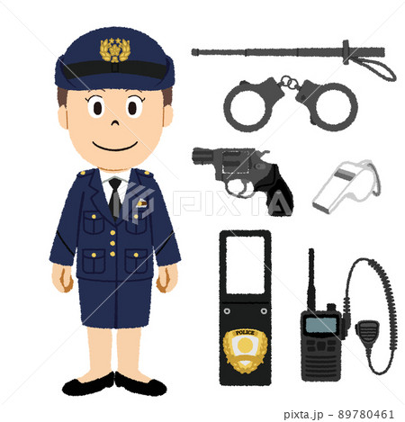 警察官の女性イラスト 89780461