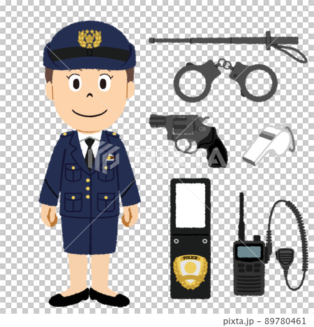 警察官の女性イラスト 89780461