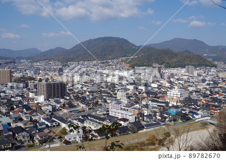 寺山公園から眺めた可部地区の街並 89782670