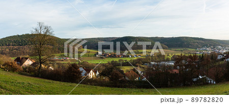 ドイツ ヘーヒスト・イム・オーデンヴァルトの風景 ドイツ ヘーヒスト・イム・オーデンヴァルトの風景 89782820