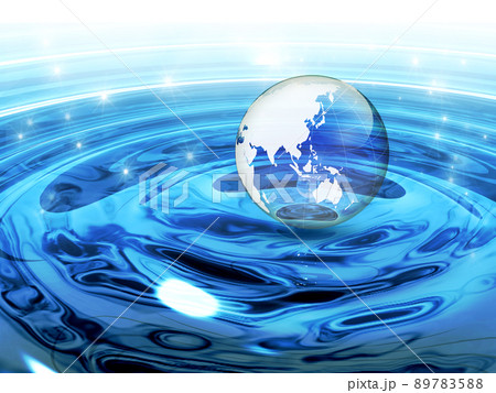 地球環境問題　背景素材 89783588