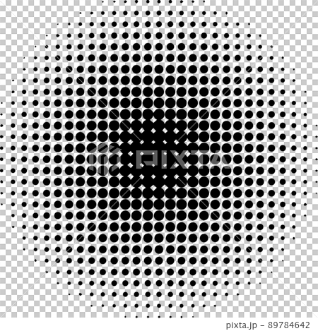 Dot Polka Dot American Comic Screentone 黑色 89784642