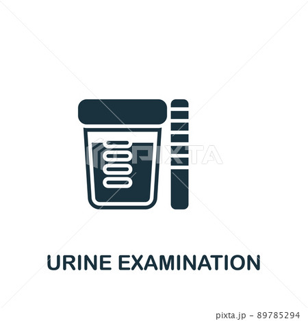 Urine Examination icon. Monochrome simple Health Check icon for templates, web design and infographics 89785294