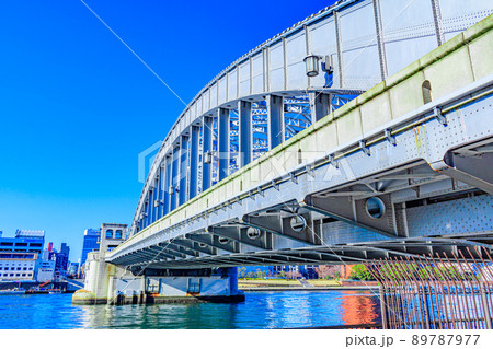 【東京の都市風景】勝鬨橋 89787977
