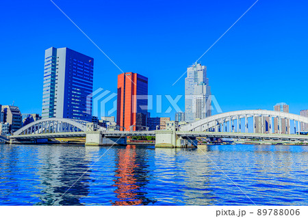 【東京の都市風景】勝鬨橋 89788006