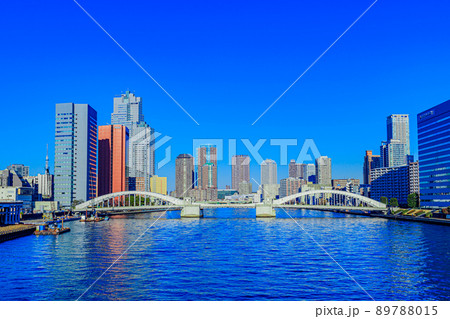 【東京の都市風景】勝鬨橋 【東京の都市風景】勝鬨橋 89788015