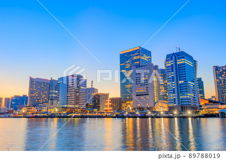 【東京の都市風景】竹芝埠頭周辺の夕景 【東京の都市風景】竹芝埠頭周辺の夕景 89788019
