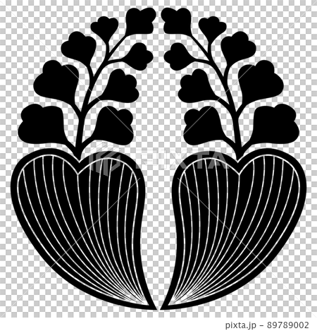 家紋です。田村車前草(おおばこ)といいます。 家紋です。田村車前草(おおばこ)といいます。 89789002