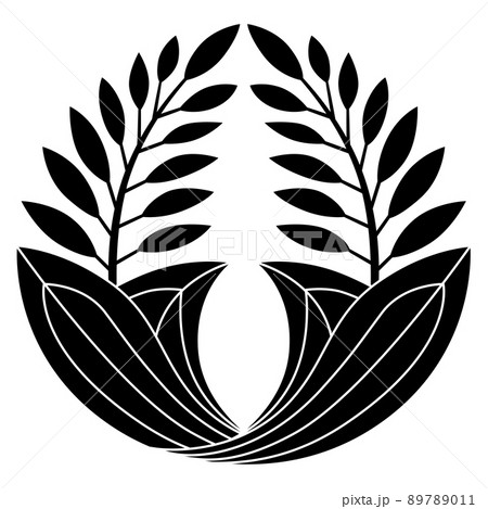 家紋です。一関車前草（おおばこ）といいます。 89789011