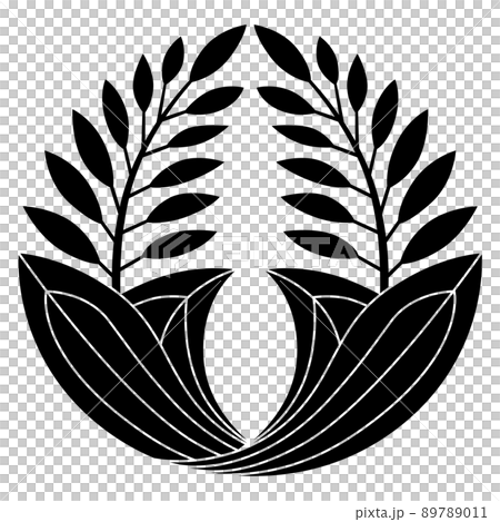 家紋です。一関車前草（おおばこ）といいます。 89789011