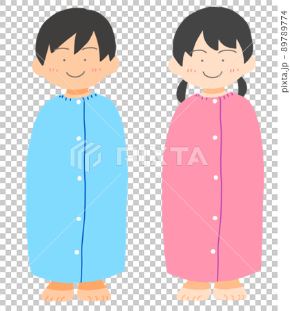 タオルにくるまる子供 タオルにくるまる子供 89789774