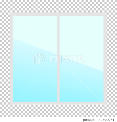 Window glass illustration 89790074