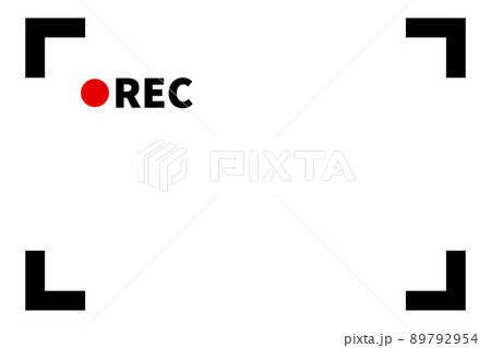 REC 録画・レコーディングフレーム 89792954