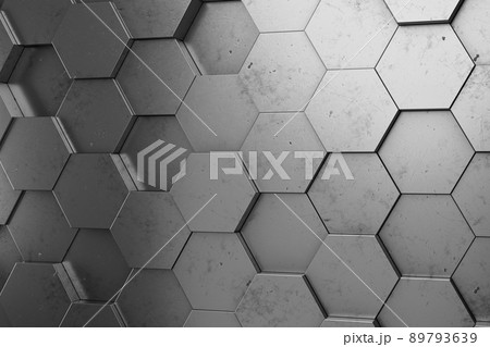 Futuristic and technological hexagonal background. 3d rendering Futuristic and technological hexagonal background. 3d rendering 89793639