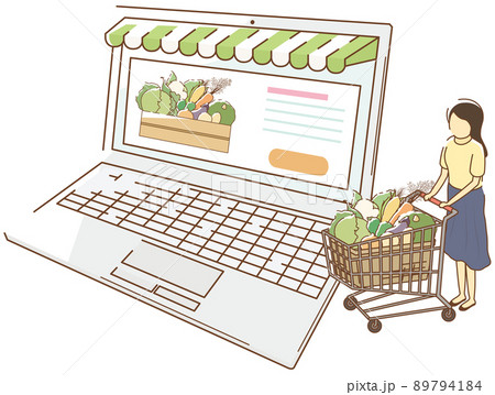 オンラインマルシェ　Webショップショッピング 89794184