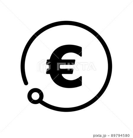 ユーロ記号のアイコン ユーロ記号のアイコン 89794580