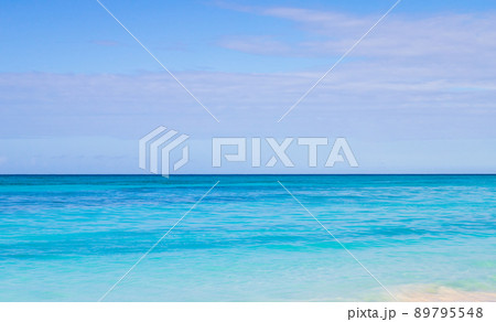 Horizon of Caribbean sea on sunny day, natural landscape photo Horizon of Caribbean sea on sunny day, natural landscape photo 89795548