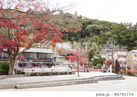 紅葉の名所の静岡県伊豆市修善寺の秋 紅葉の名所の静岡県伊豆市修善寺の秋 89795774
